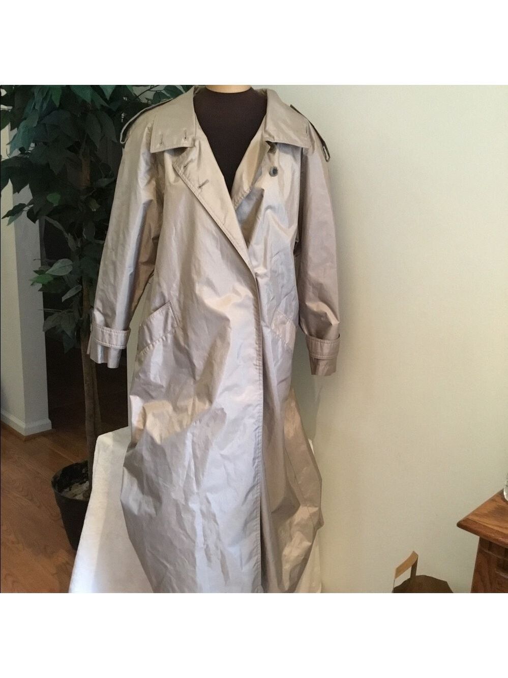 Otello Pelle beige 7/8 trench/raincoat